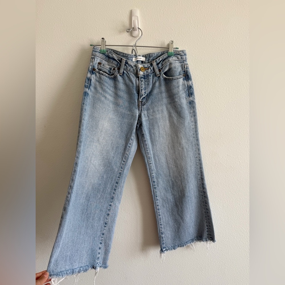 Moussy Light Blue Flare Jeans